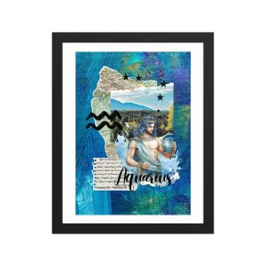 Framed Poster: "Aquarius"
